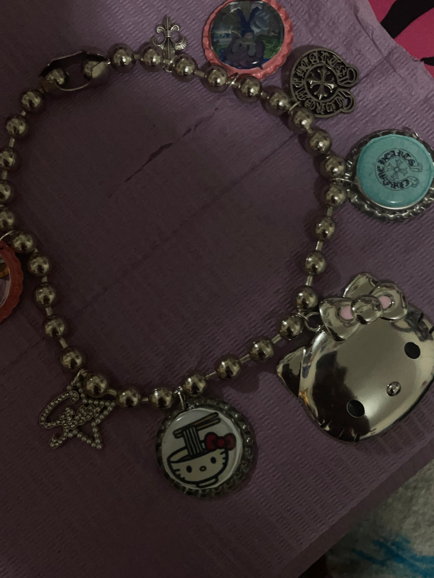 Bottle cap necklace