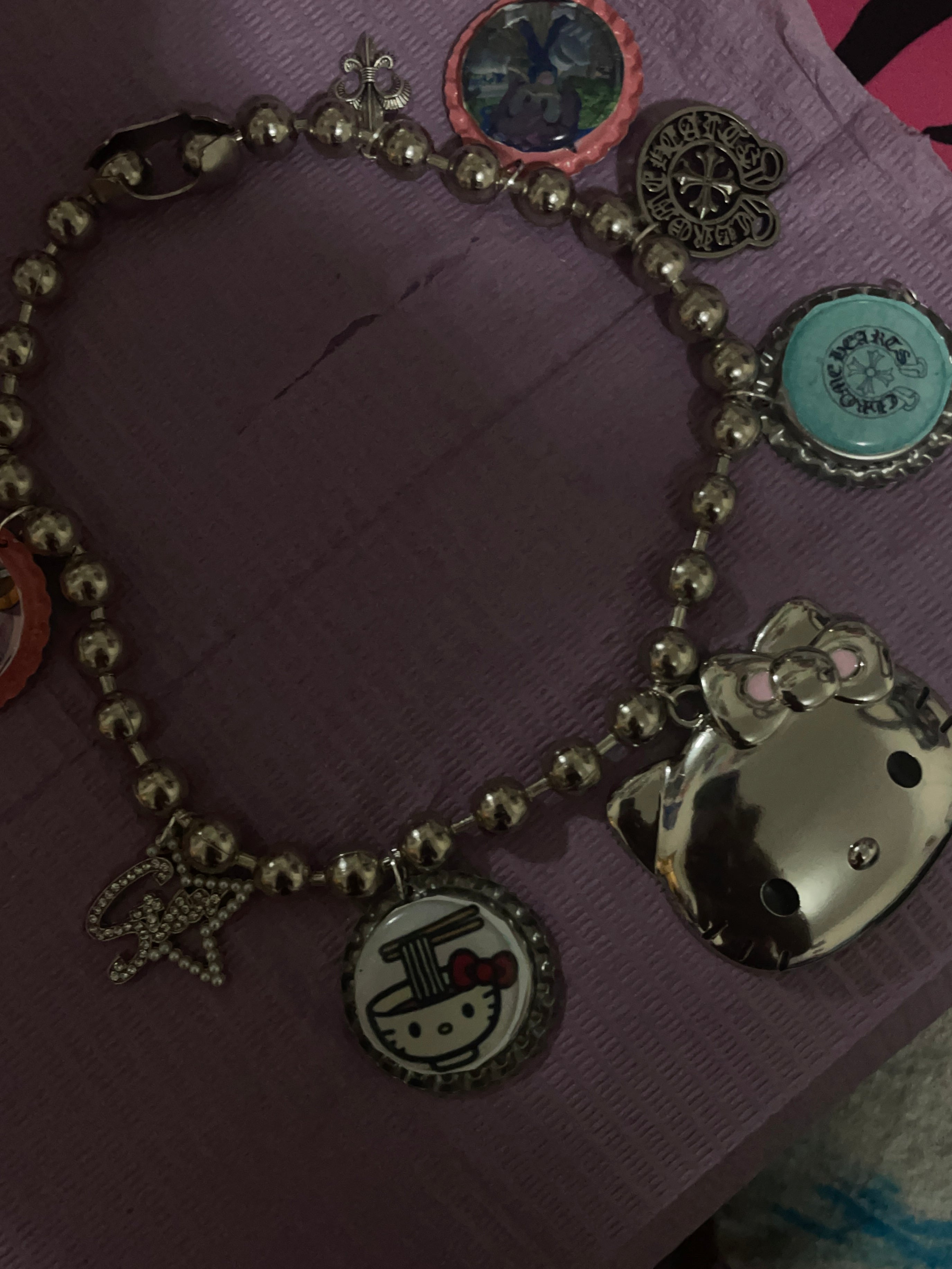 Bottle cap necklace