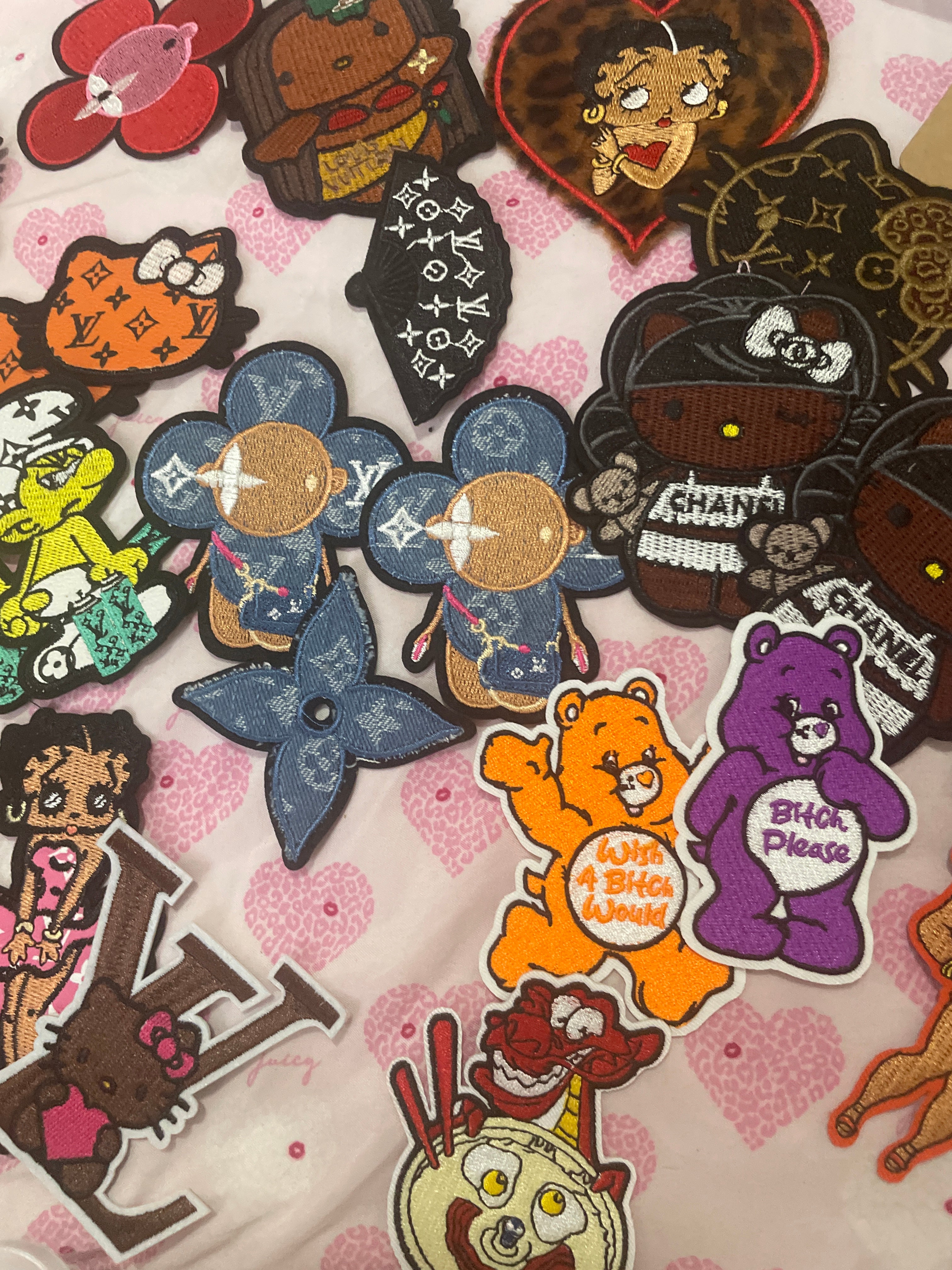 Iron on patches