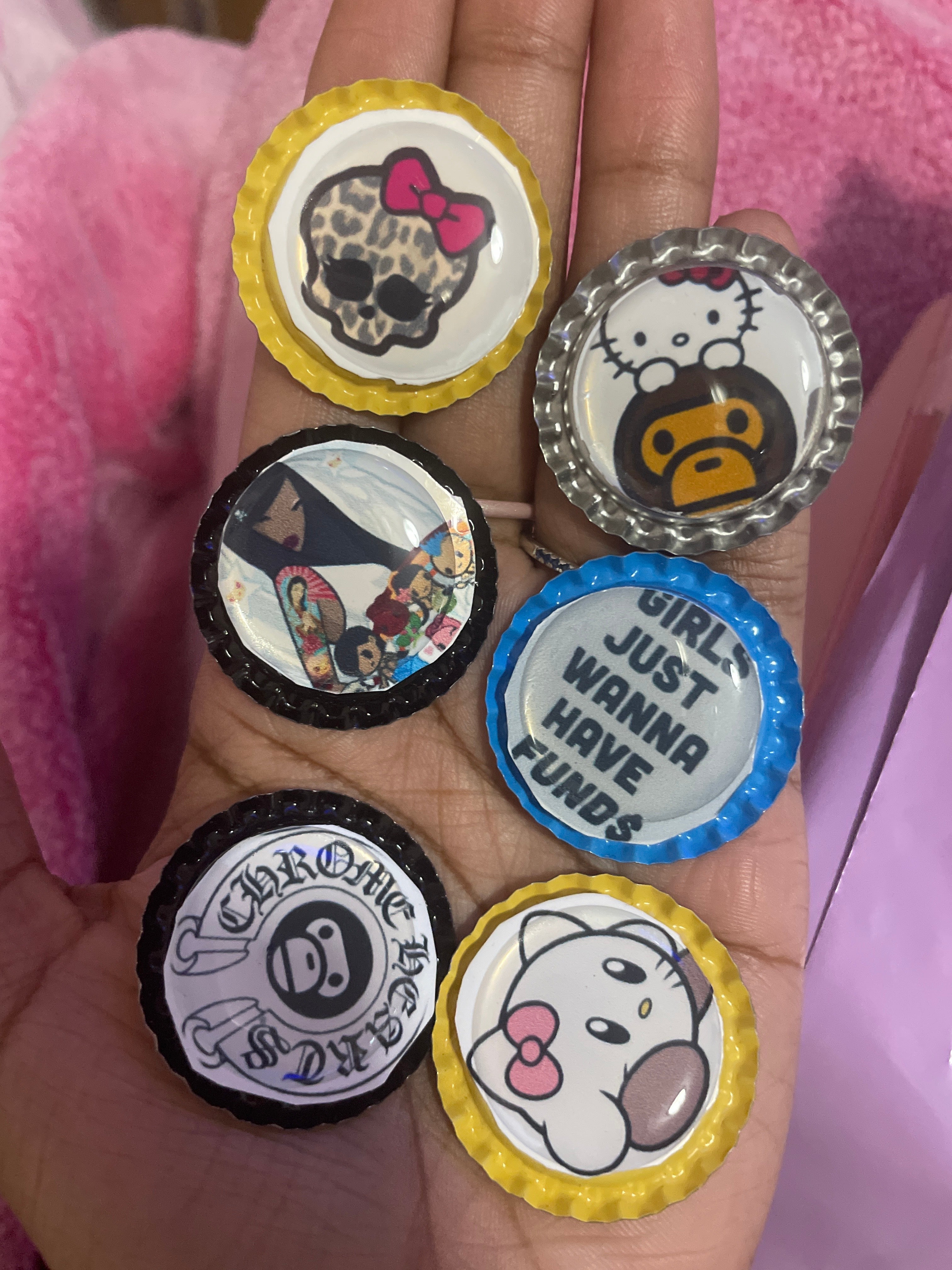Bottle cap mix