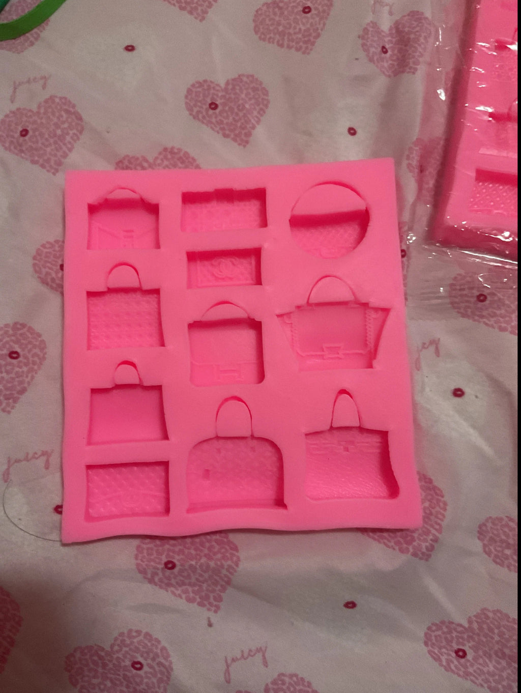 Designer bag silicon mold