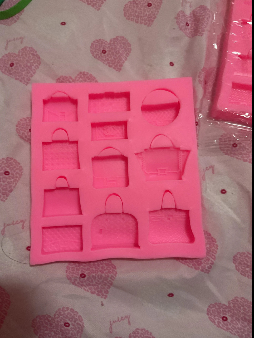 Designer bag silicon mold