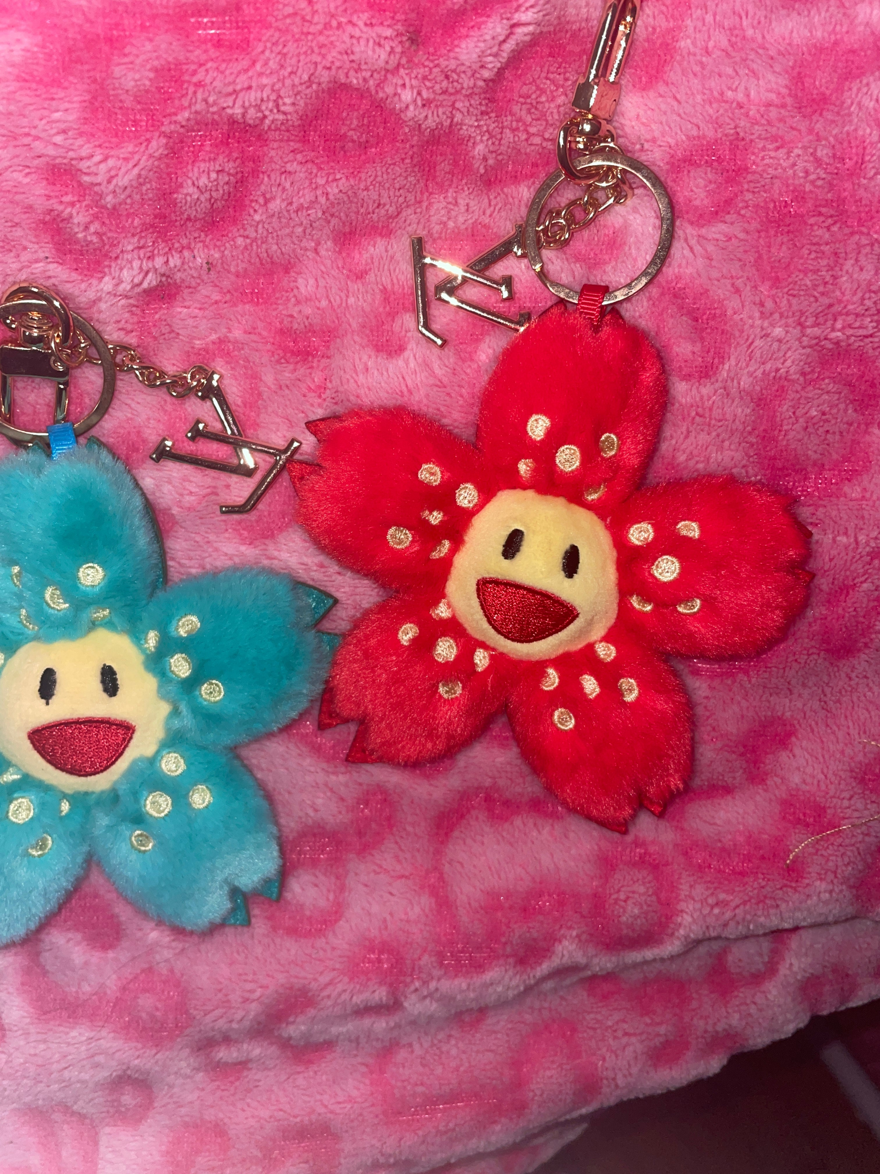 LV X Murkami Keychain
