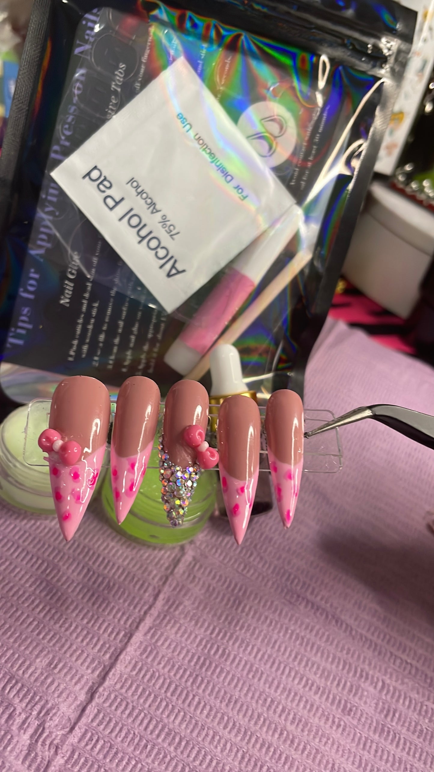 Pink and pressed💕