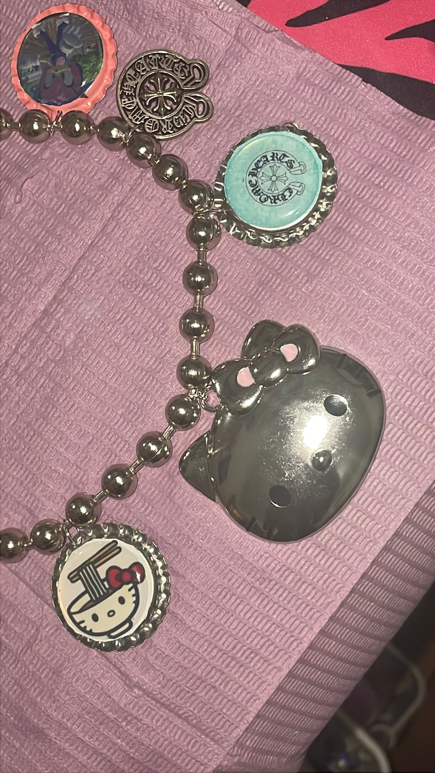 Bottle cap necklace