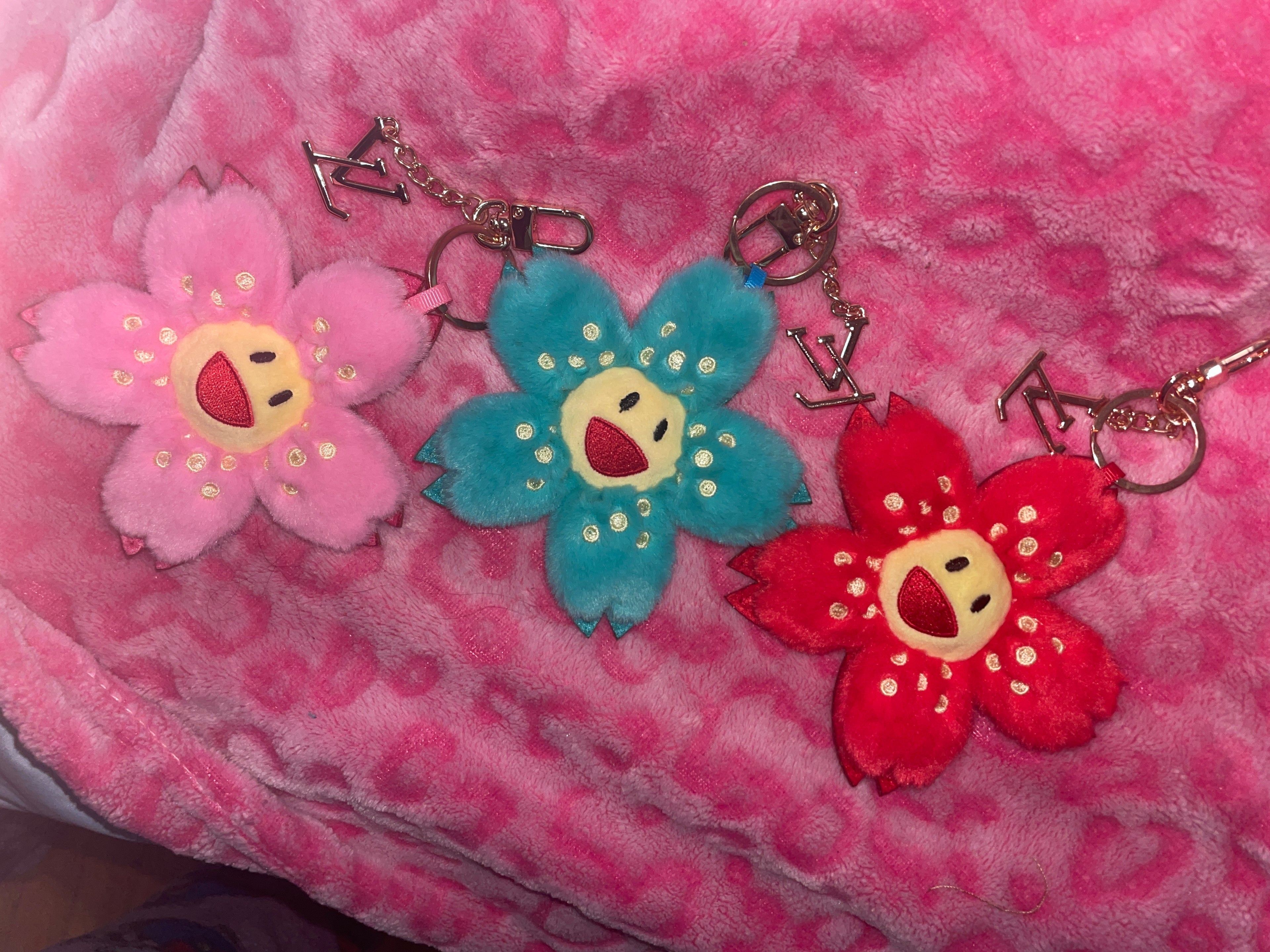 LV X Murkami Keychain