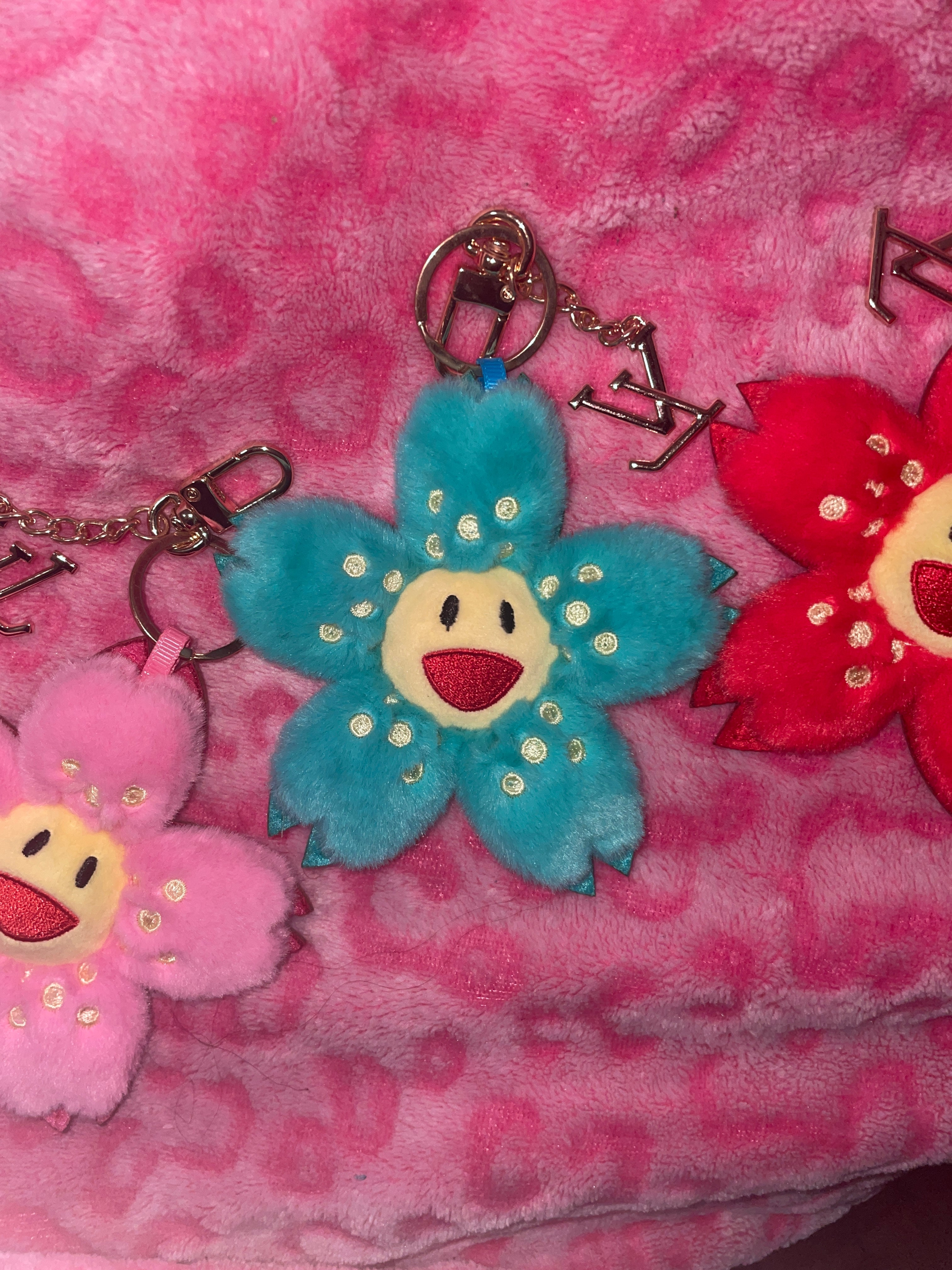 LV X Murkami Keychain