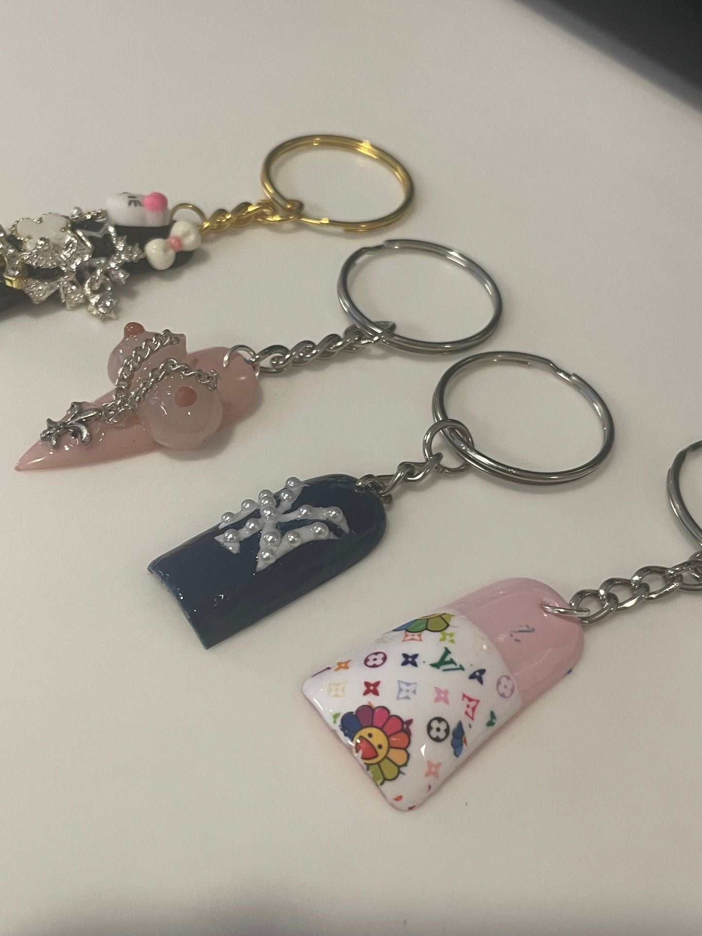 Nail Keychain