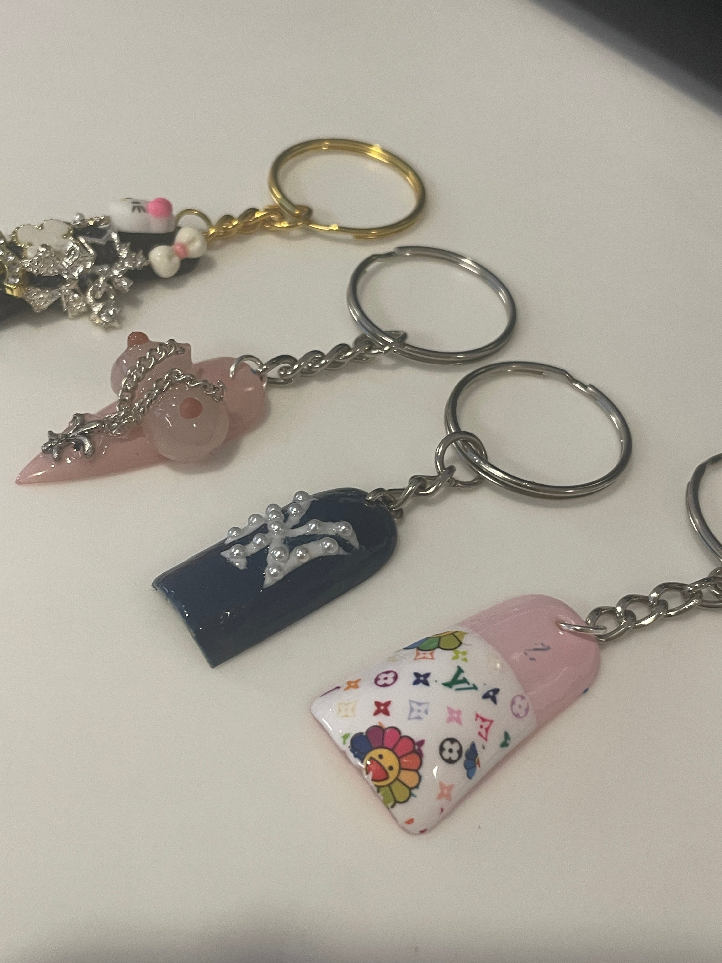 Nail keychain