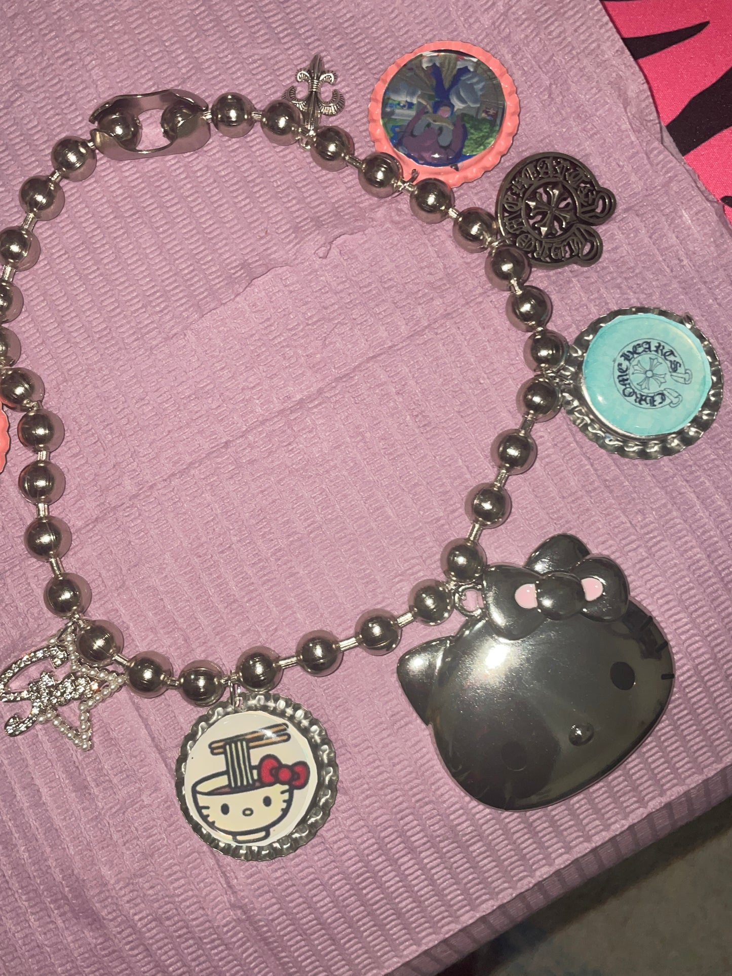 Bottle cap necklace